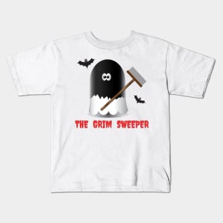 Funny Halloween Sweeper Kids T-Shirt